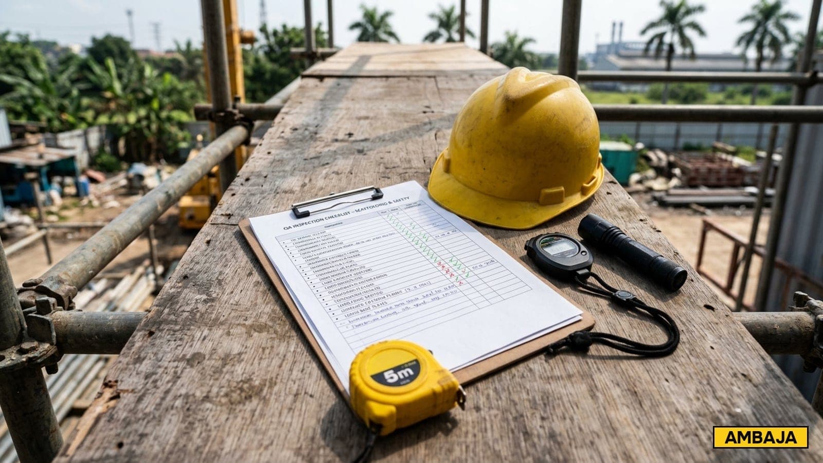 Checklist QA Scaffolding — 42 Item Wajib Cek Pre-Mount
