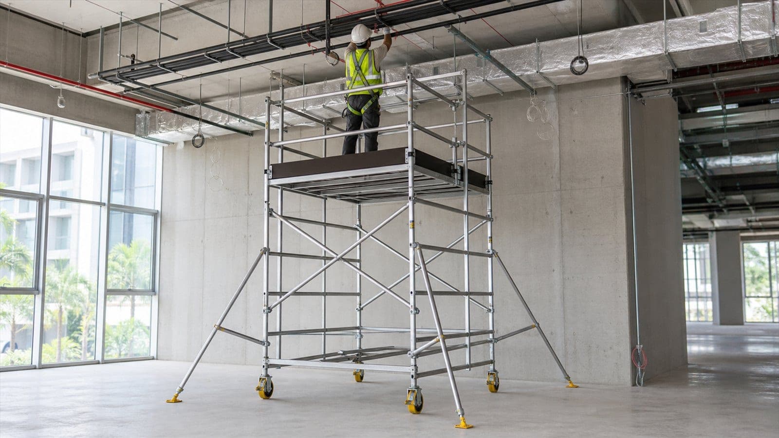 Mobile Scaffold Tower: Kapan & Cara Pakai Perancah Beroda