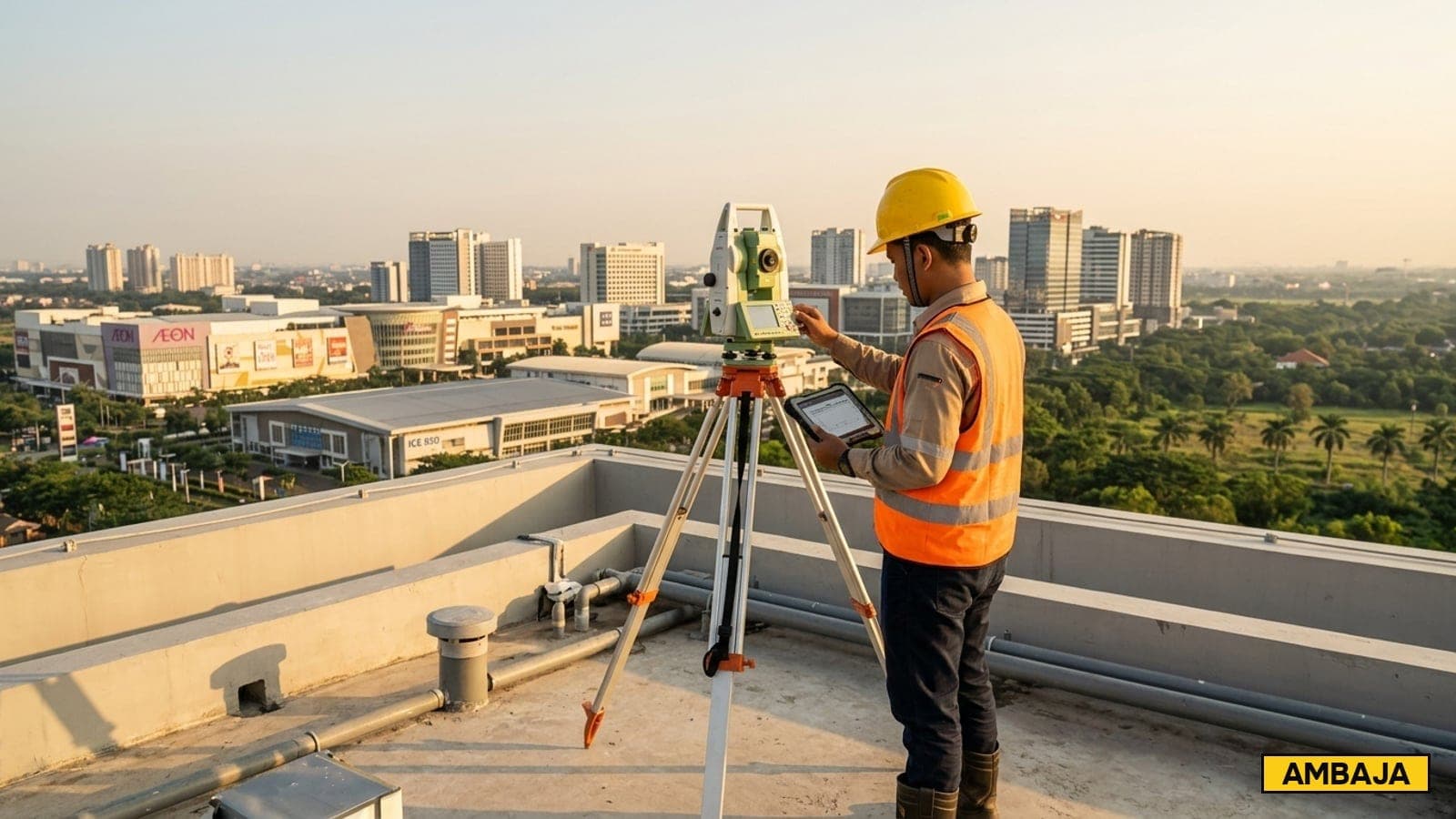 Survey Asbuild Tower BSD — Akurasi 5mm
