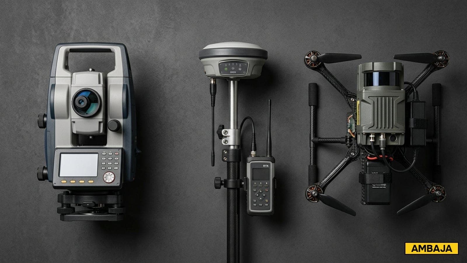 Total Station vs GPS RTK vs LiDAR — Mana Akurat